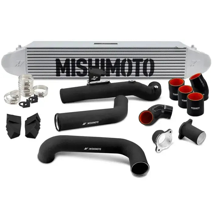 Mishimoto Intercooler Kit Silver Core / Black Pipes Honda Civic Si 2022-2026 | MMINT-CIV-22KSLWBK