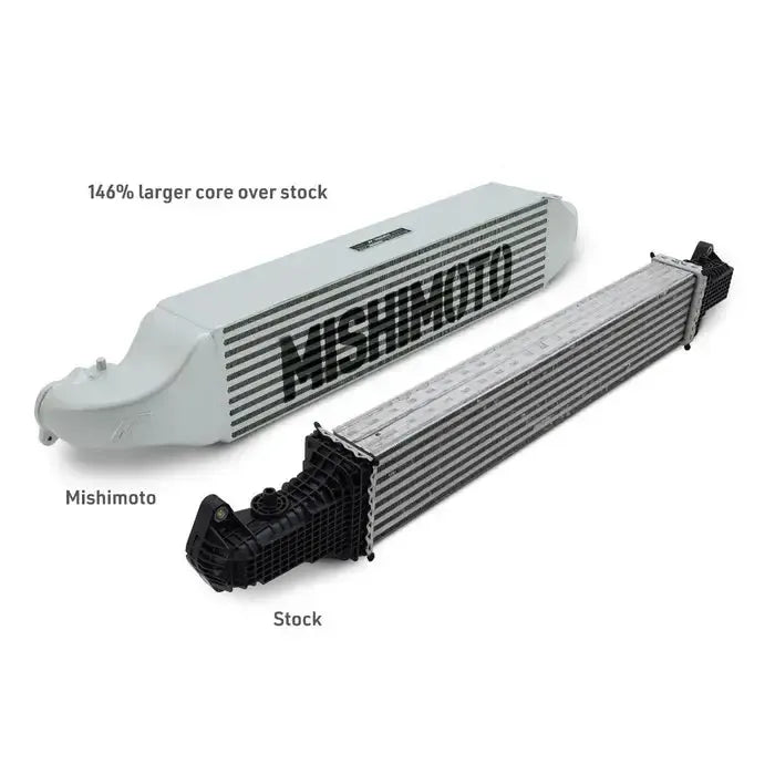 Mishimoto Intercooler Kit Silver Core / Red Pipes Honda Civic Si 2022-2026 | MMINT-CIV-22KSLWRD