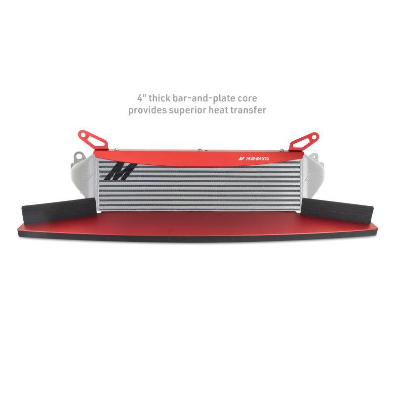 Mishimoto Intercooler & Pipe Kit Silver Core w/ Red Pipes Toyota GR Corolla 2023-2025 | MMINT-GRC-23KSLRD