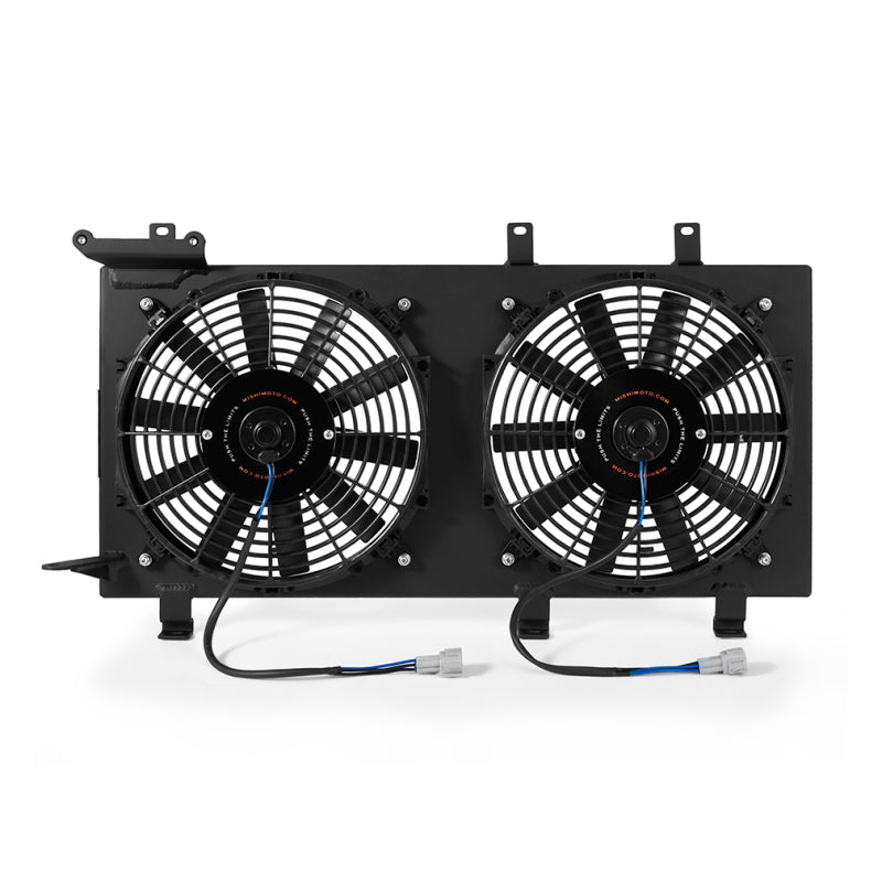 Mishimoto PNP Aluminum Fan Shroud Kit Black Subaru WRX / STI 2002-2007 | MMFS-WRX-01PBK