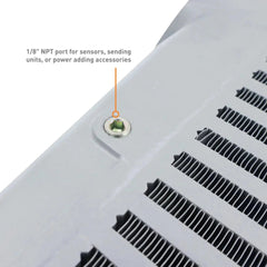 Mishimoto Top Mount Intercooler Kit Silver Core Red Pipes Subaru WRX 2022-2026 | MMTMIC-WRX-22KSLRD