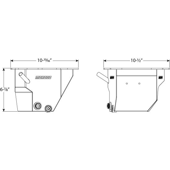 Moroso Wet Sump 6qt 6-7/8in Deep Aluminum Oil Pan w/Pickup & Windage Tray WRX 02-14 / STI 04-21 | 20962