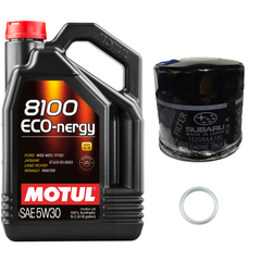 Motul Oil Change Kit 8100 ECO-NERGY 5W-30 Subaru Impreza 1999-2011
