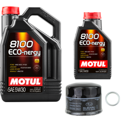 Motul Oil Change Kit 8100 ECO-NERGY 5W-30 Subaru WRX 2015-2021 / Forester XT 2014-2018