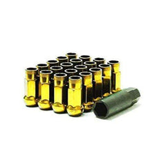 Muteki SR48 Open-Ended Lug Nuts 12x1.25mm Gold Chrome
