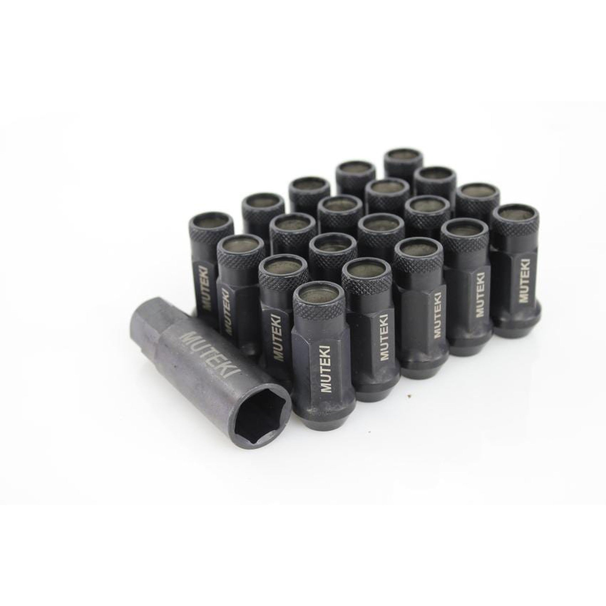 Muteki SR48 Open-Ended Lug Nuts 12x1.50mm | Black
