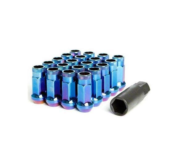 Muteki SR48 Open-Ended Lug Nuts 12x1.50mm Burned Blue