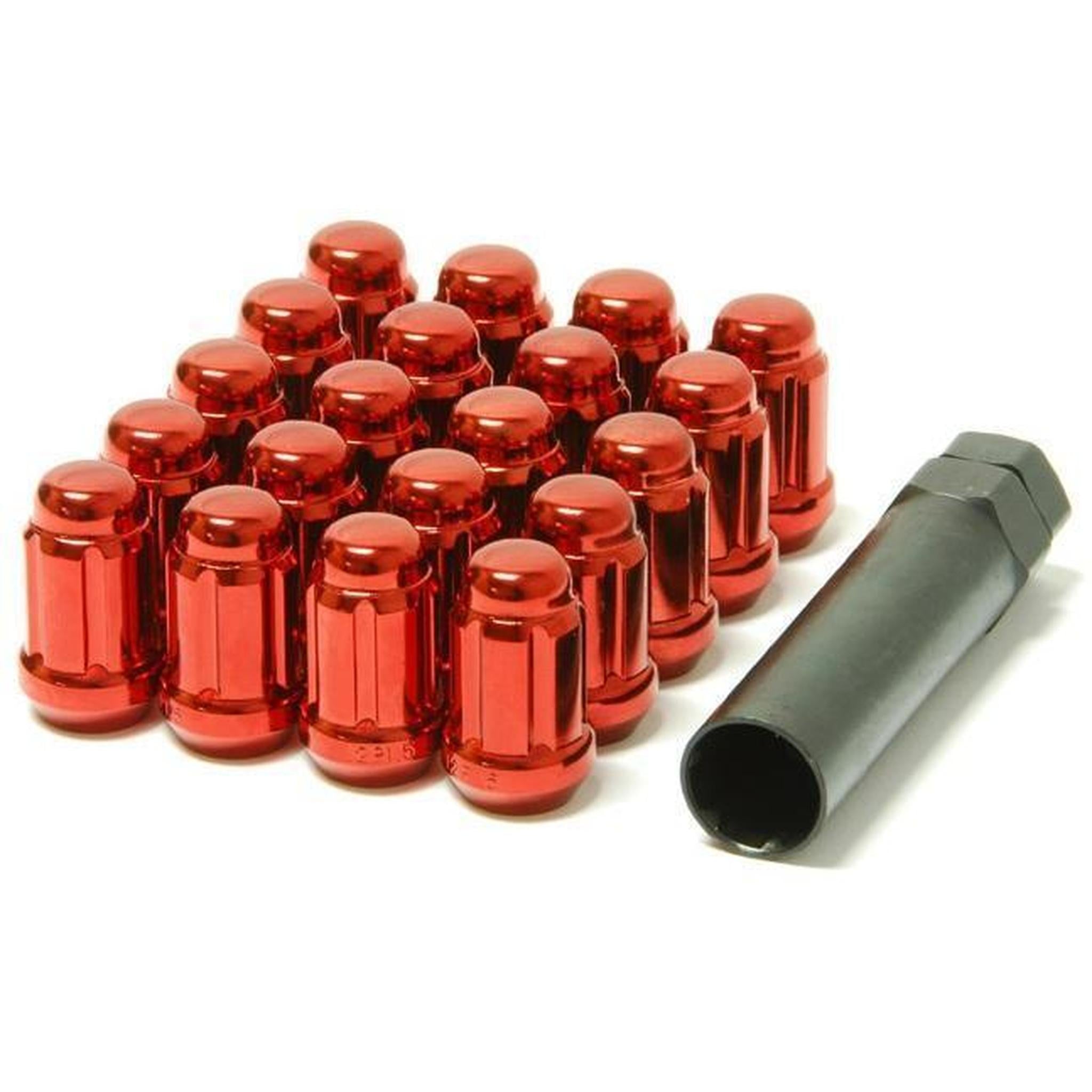 Muteki Super Tuner Closed-Ended Red Lug Nuts 12x1.25mm | 41885R