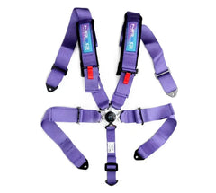 NRG 5PT 3in. Seat Belt Harness / Cam Lock - Purple | SBH-B6PCPP