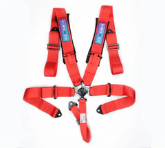 NRG 5PT 3in. Seat Belt Harness / Cam Lock - Red | SBH-B6PCRD