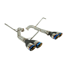 Nameless Muffler Delete Exhaust 3" Double Wall Neochrome Tips Subaru WRX 2022-2026 | SUAB22WRX-0MU-30NEO