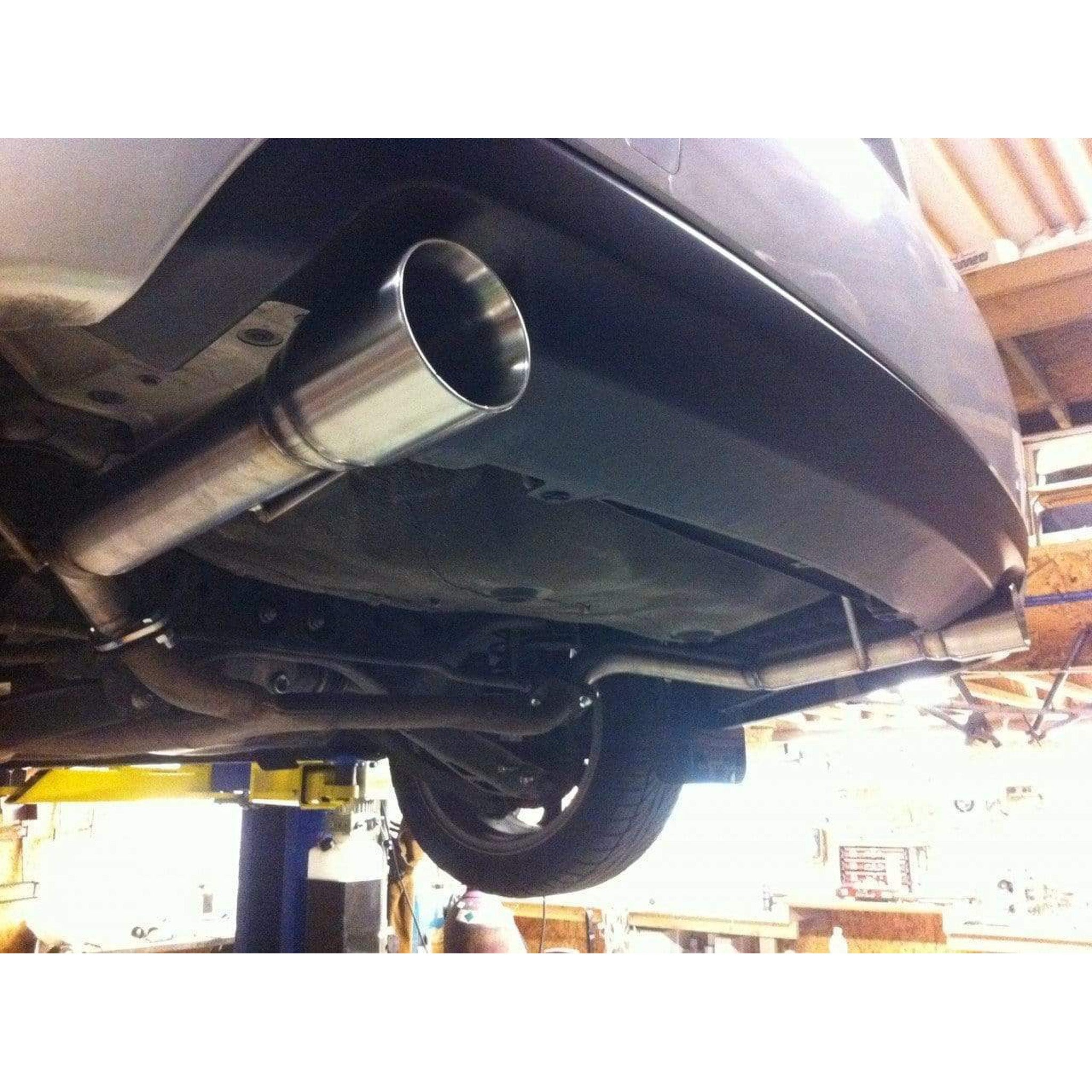 Nameless Performance Axleback Muffler Delete Double Wall Polished Tips Subaru WRX 2008-2010 Sedan