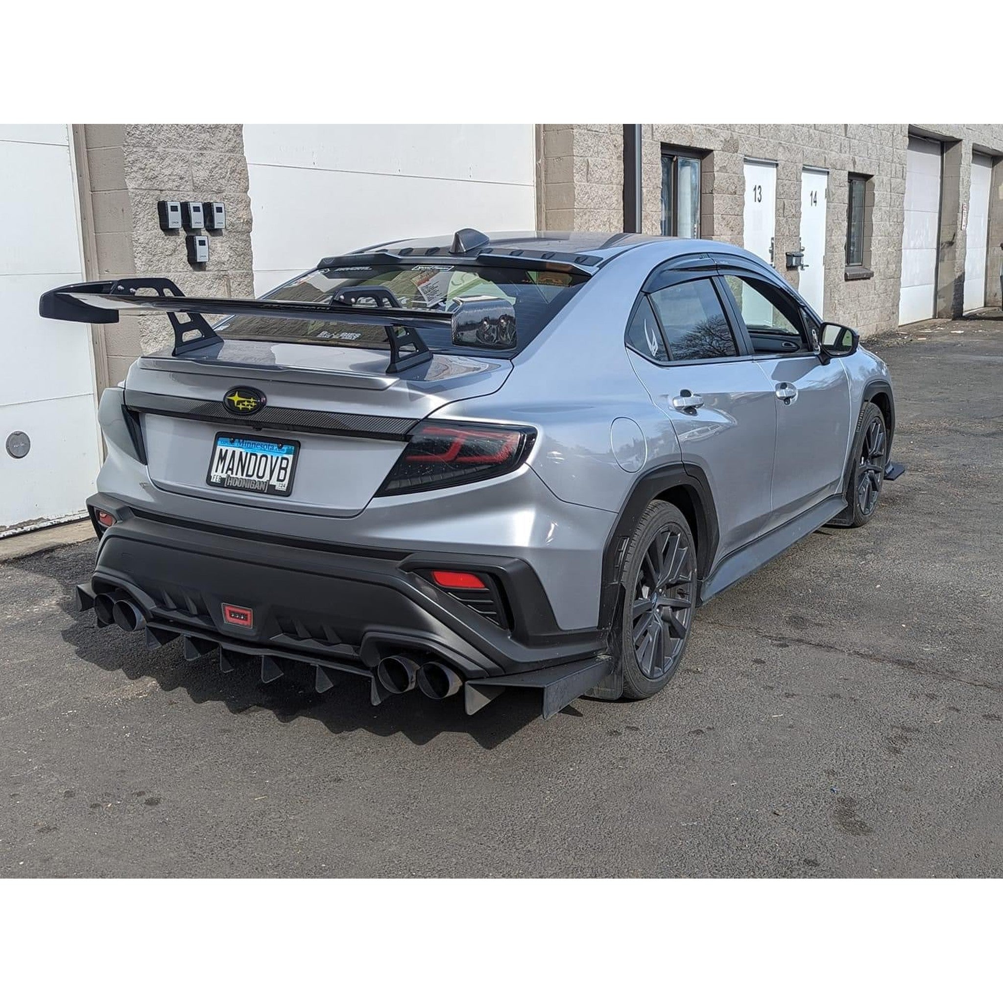 Noble AD Style Swan Neck Spoiler Subaru WRX 22-26 / BRZ 22-26 / Toyota GR86 22-26