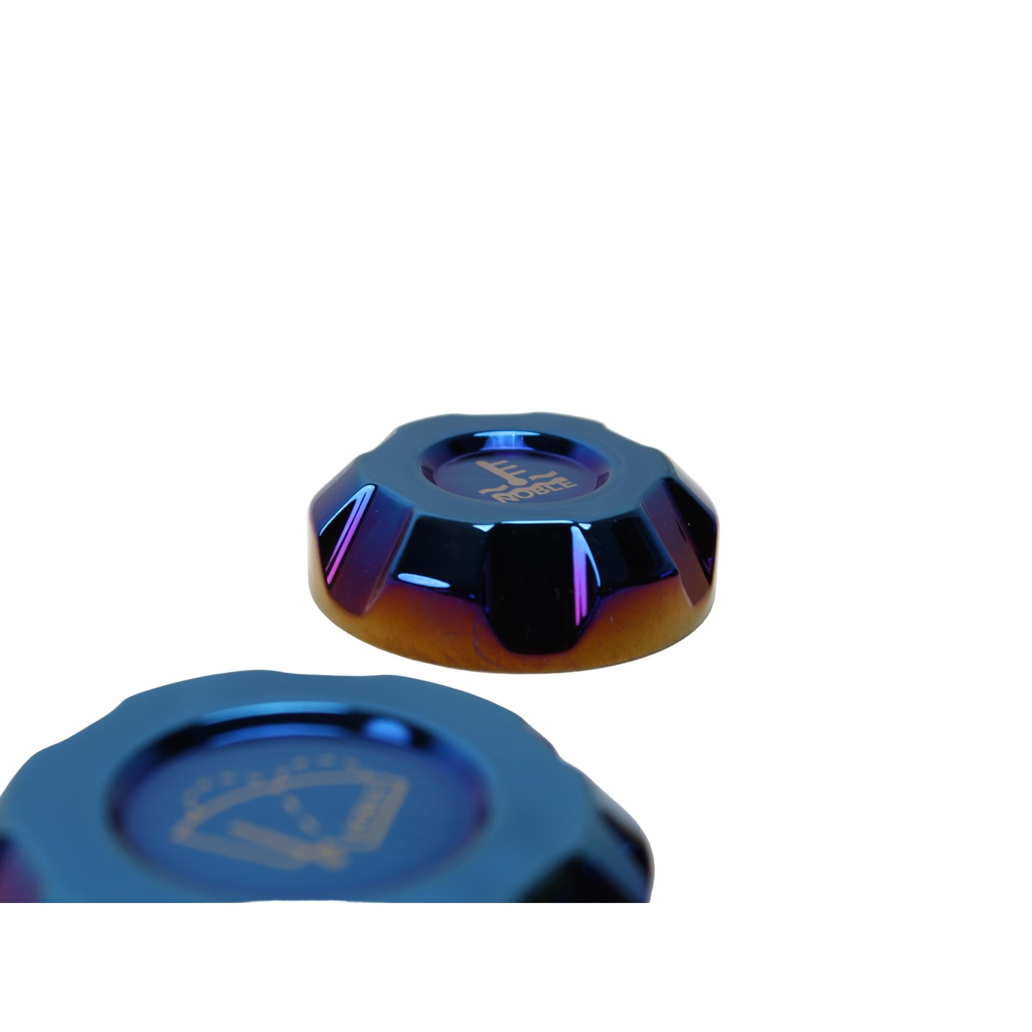 Noble Billet Fluid Reservoir Cap Set (Titanium) - 2022-2026 Subaru WRX
