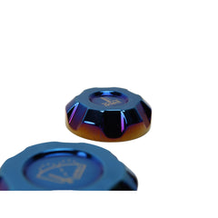 Noble Billet Fluid Reservoir Cap Set (Titanium) - 2022-2026 Subaru WRX