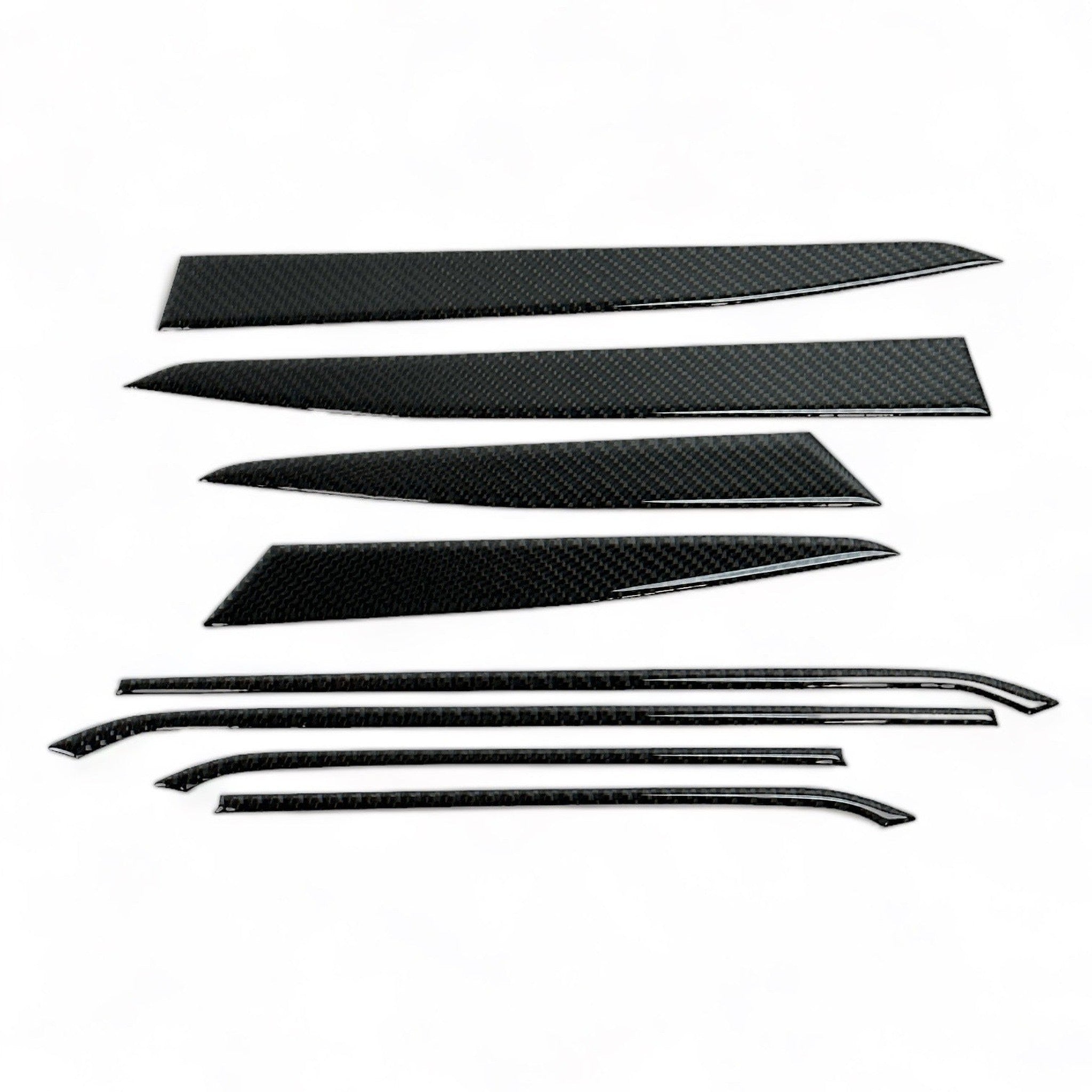 Noble Carbon Fiber Armrest Door Handle Overlays Subaru WRX 2022-2026
