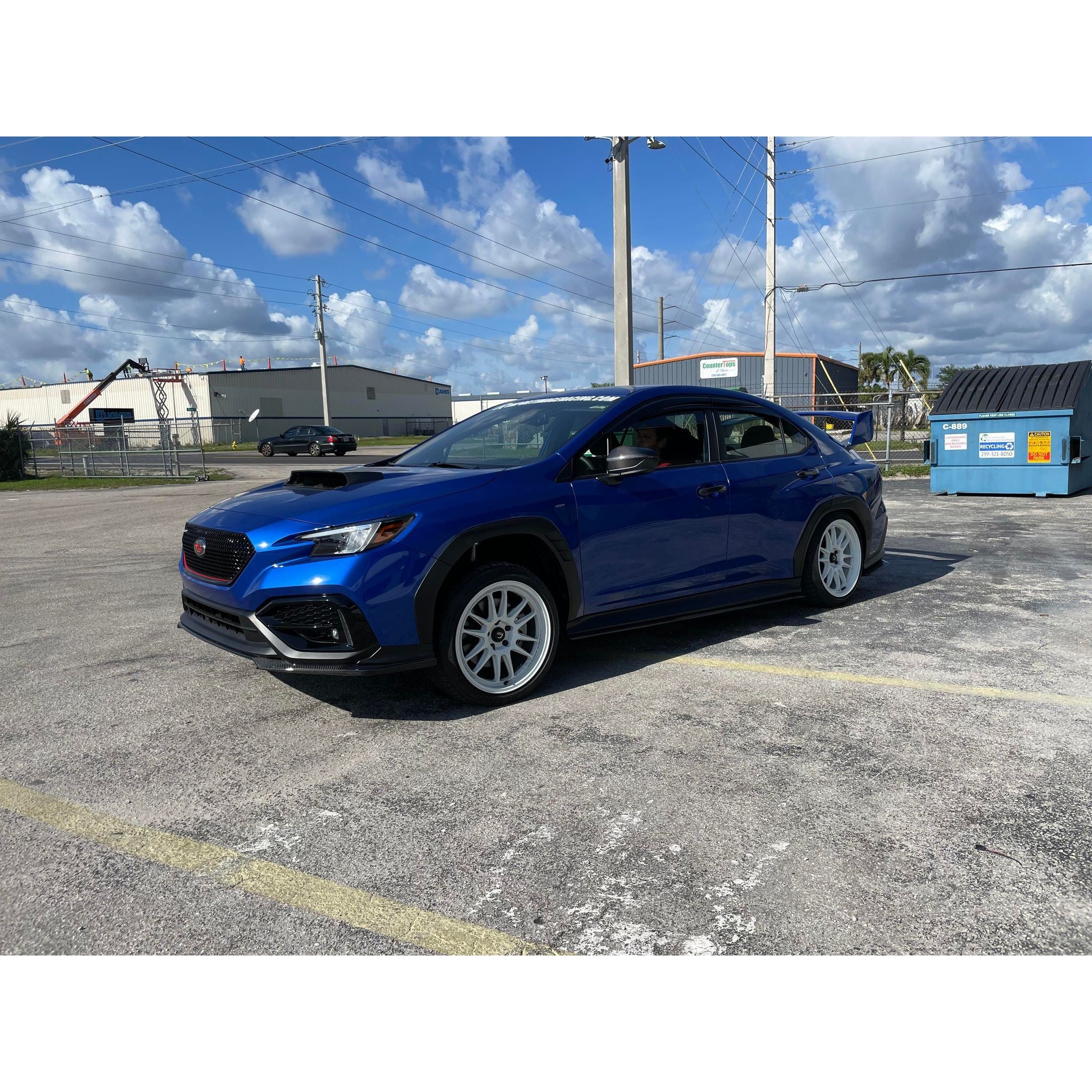 Noble Carbon Fiber Bulge Hood Scoop Version 1 Subaru WRX 2022-2026