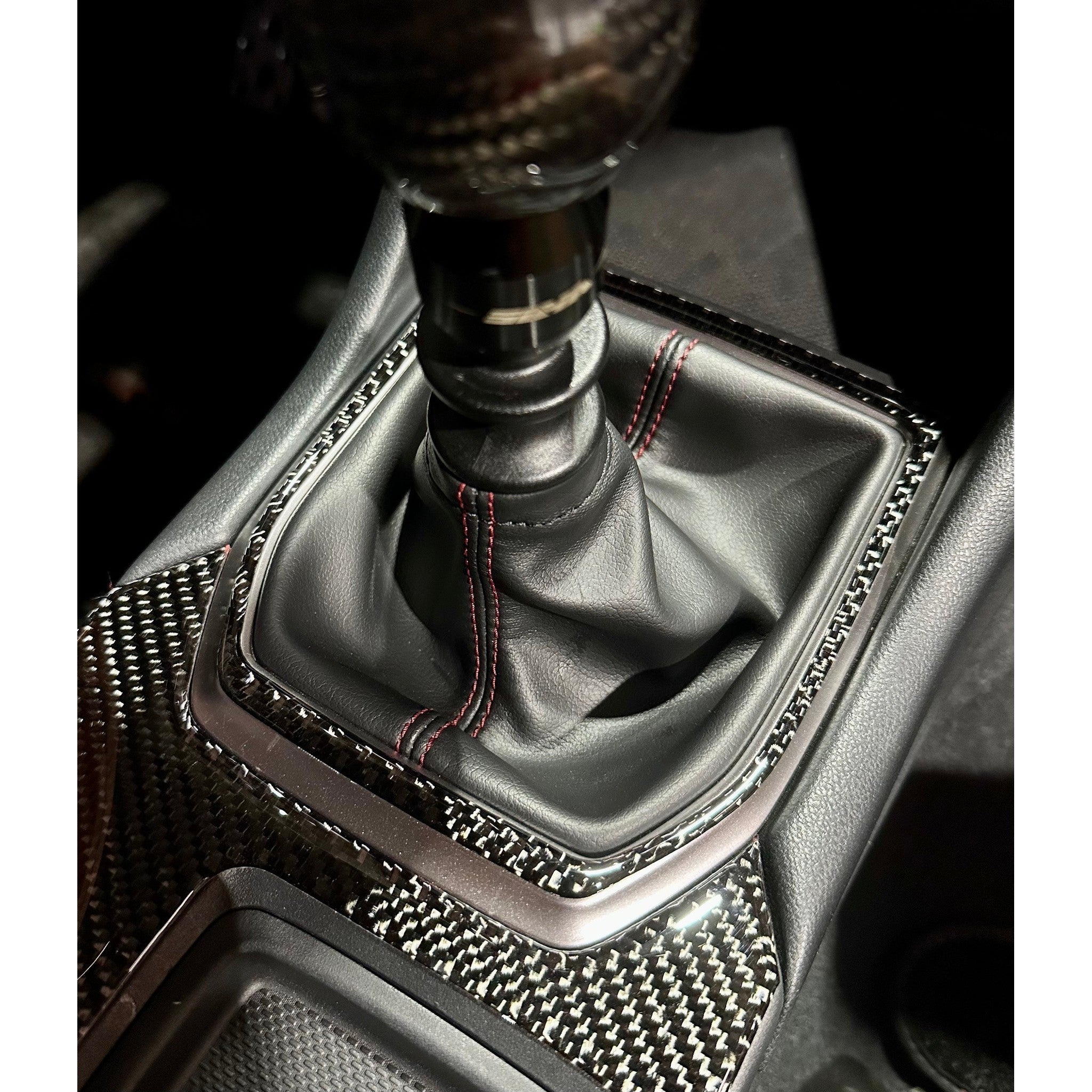 Noble Carbon Fiber Manual Shifter Trim Overlay Subaru WRX 2022-2026
