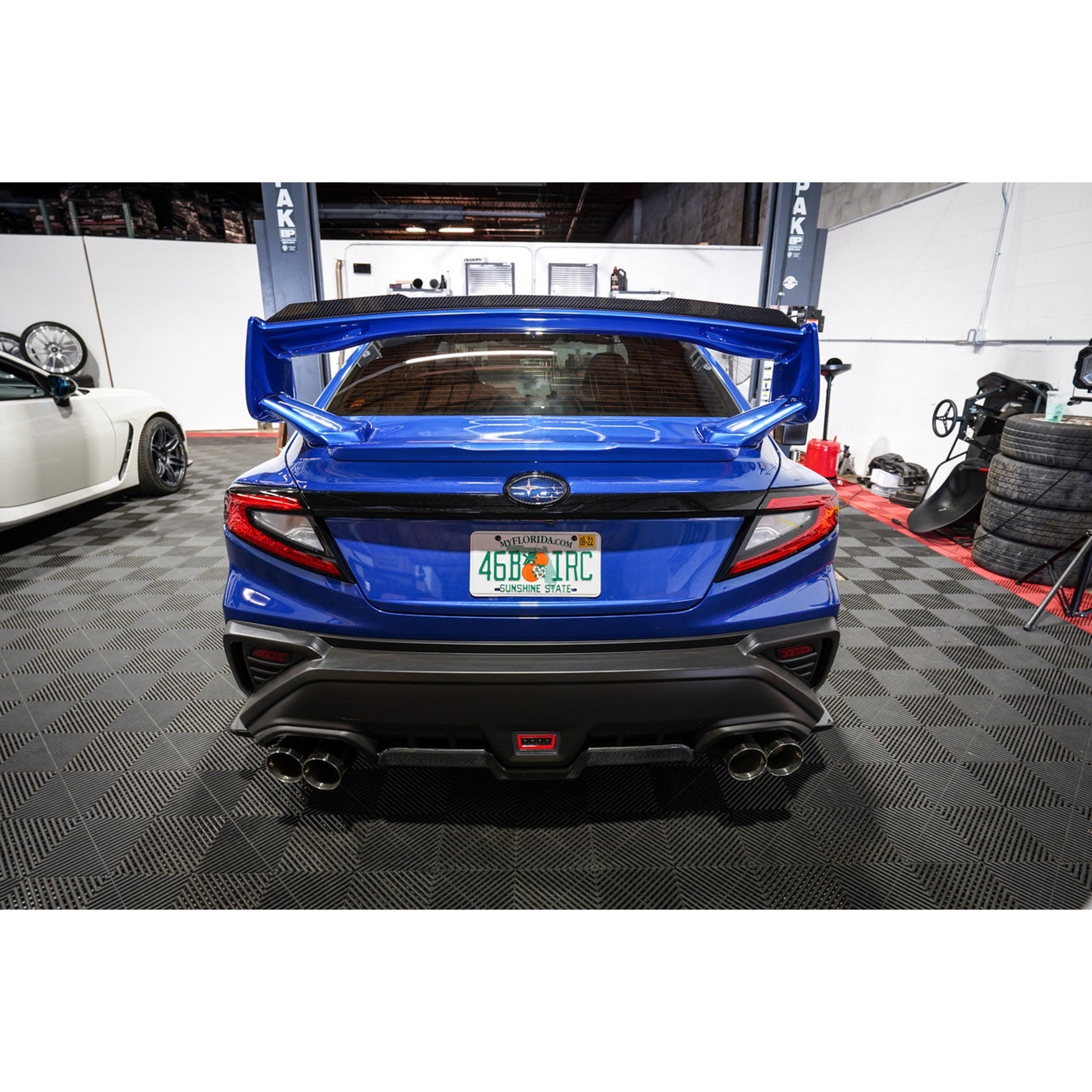 Noble Carbon Fiber Pro Notch STI Spoiler Gurney Flap V2 Subaru WRX / STI 2015-2026