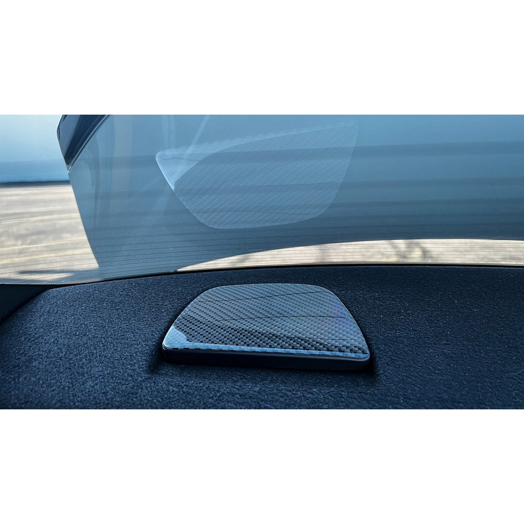 Noble Carbon Fiber Rear Seat Anchor Trim Overlays 2022-2026 Subaru BRZ / Toyota GR86