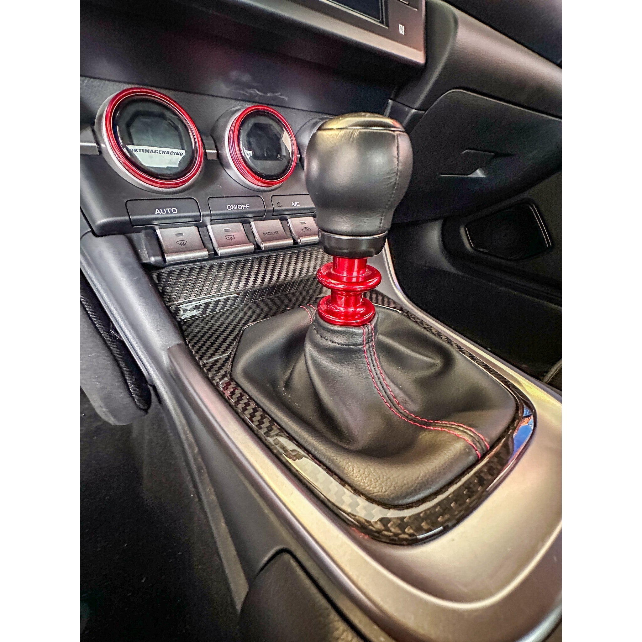 Noble Carbon Fiber Shifter Cover MT Subaru BRZ 2022-2026 / Toyota GR86 2022-2026