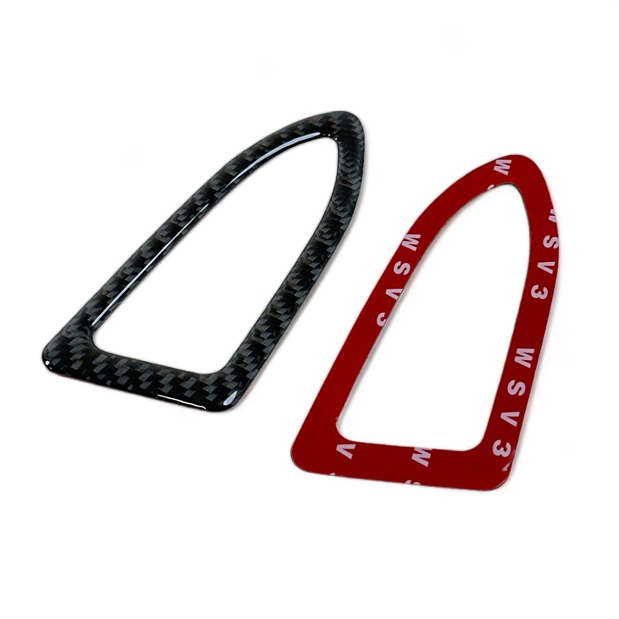 Noble Carbon Fiber Window Defroster Vent Trim Overlays Subaru WRX 2022-2026