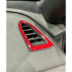 Noble Carbon Fiber Window Defroster Vent Trim Overlays Subaru WRX 2022-2026