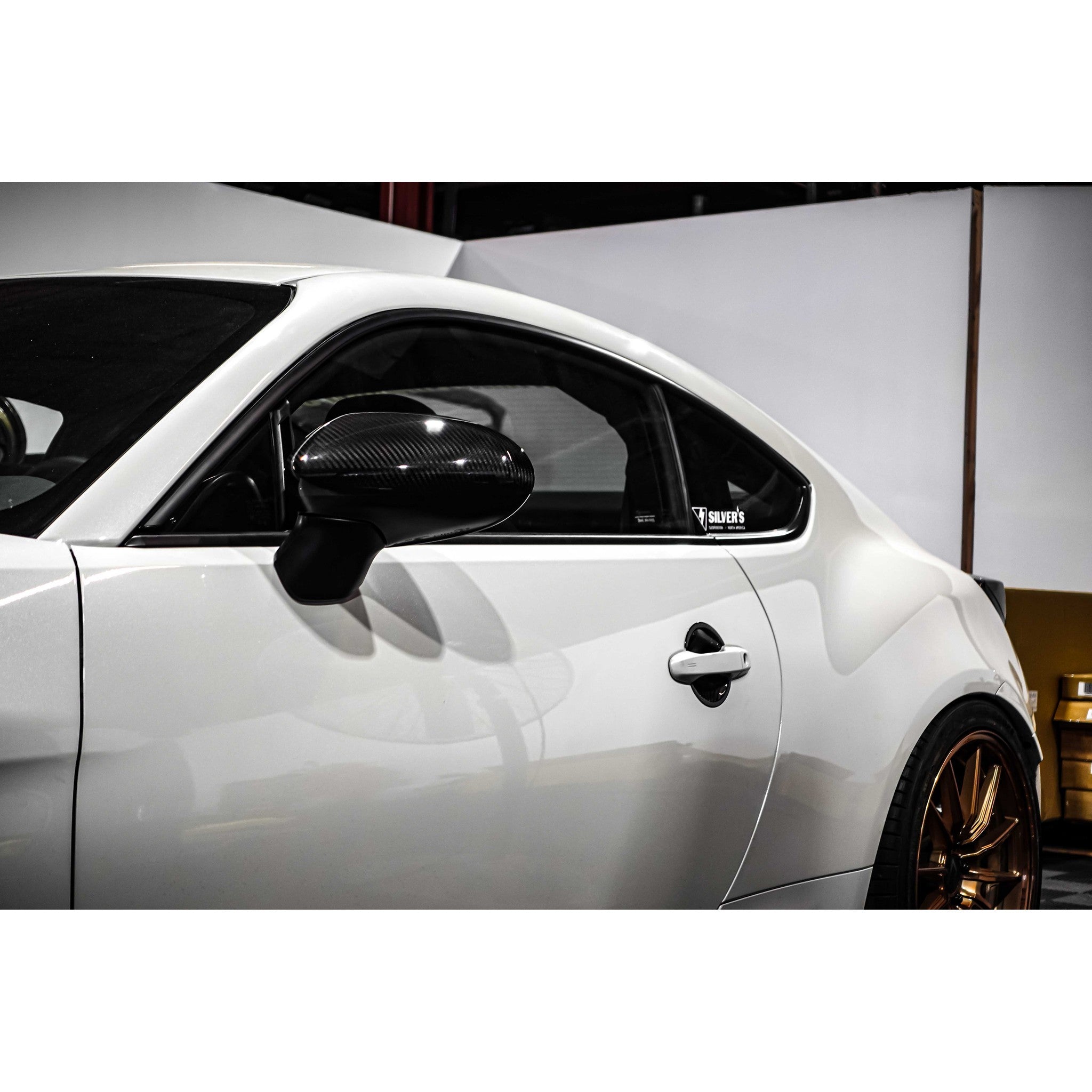Noble Dry Carbon Fiber Door Handle Cup Inserts Subaru BRZ / Toyota GR86 2022-2026