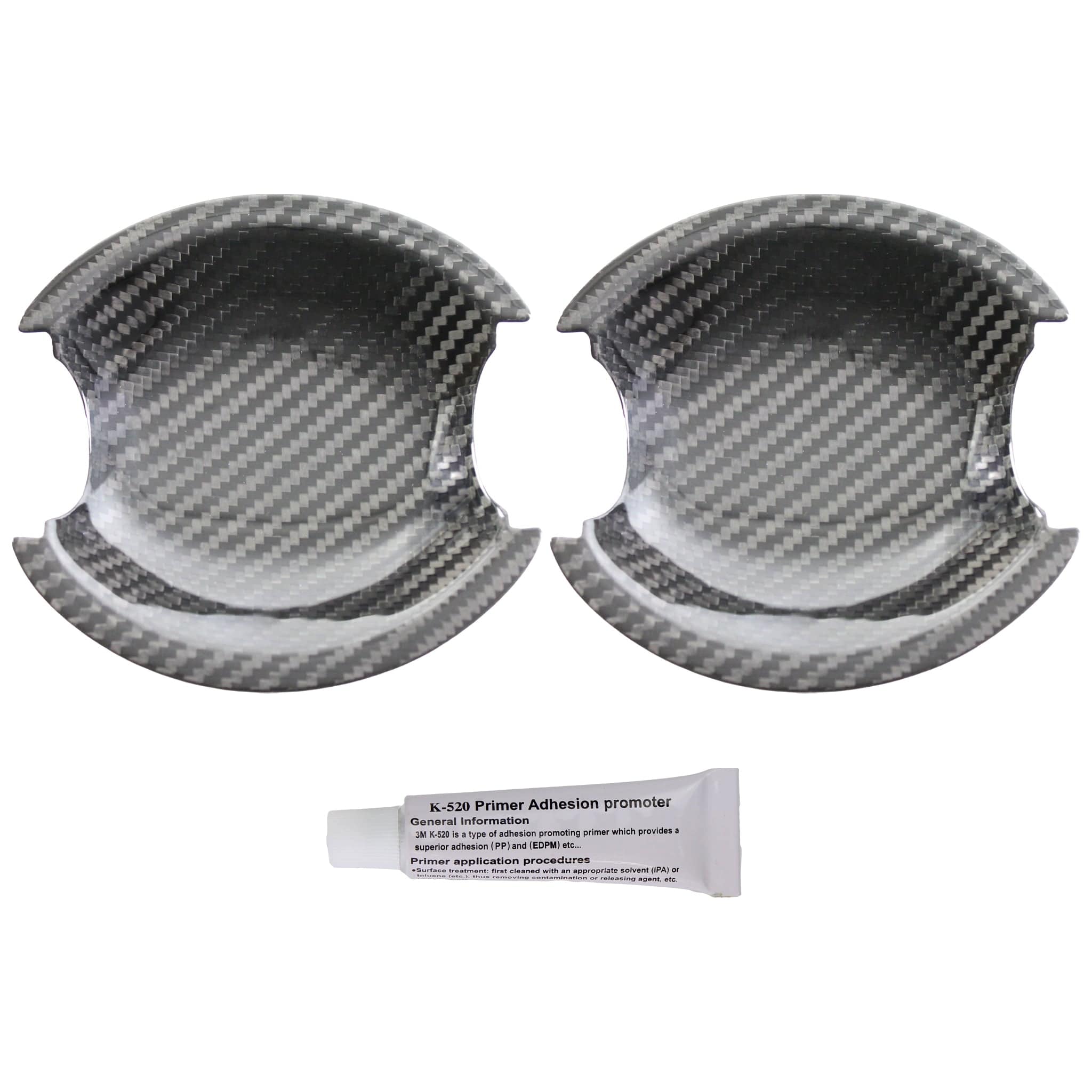 Noble Dry Carbon Fiber Door Handle Cup Inserts Subaru BRZ / Toyota GR86 2022-2026