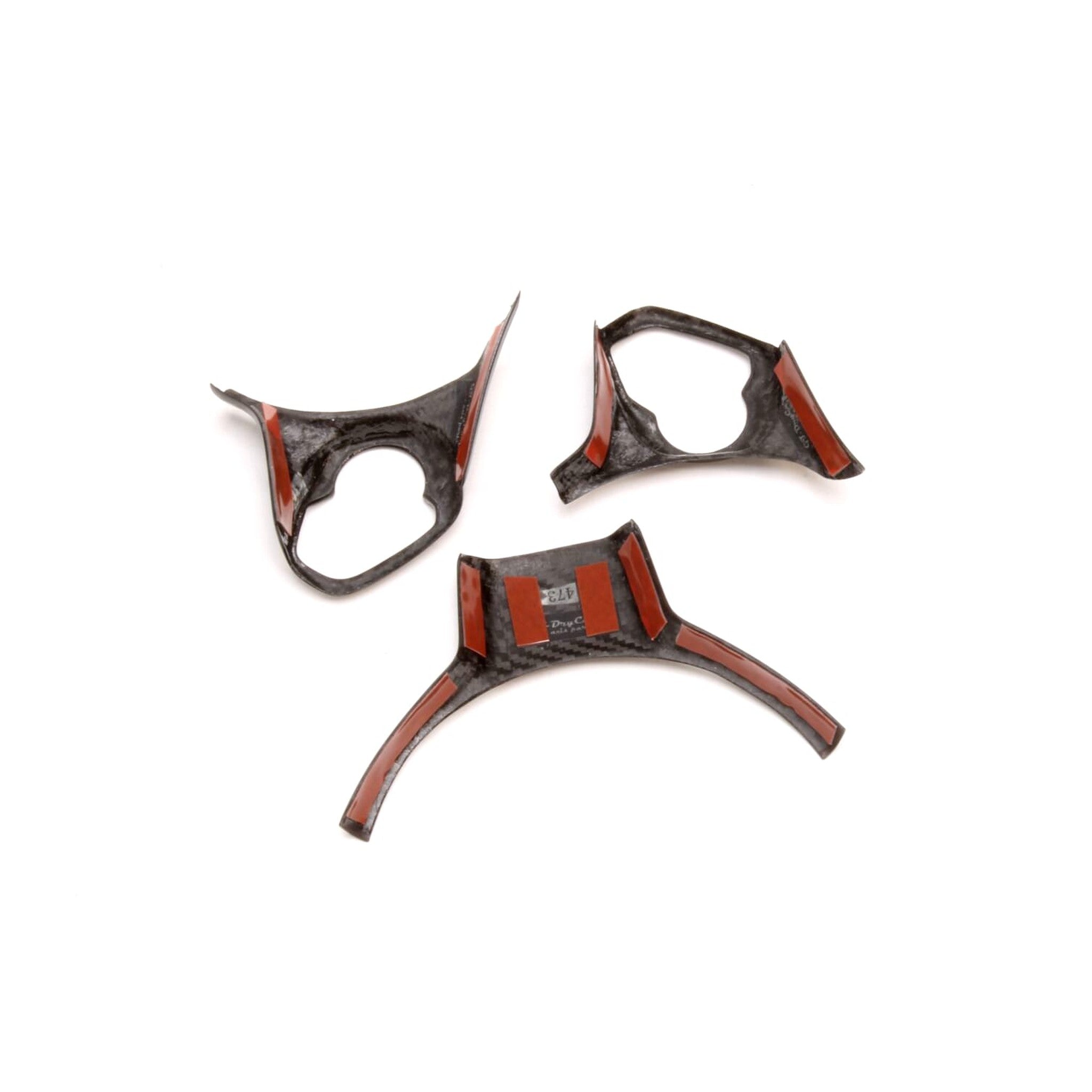 Noble Dry Carbon Fiber Steering Wheel Controls Lower Spoke Covers Subaru BRZ Toyota GR86 13-22+