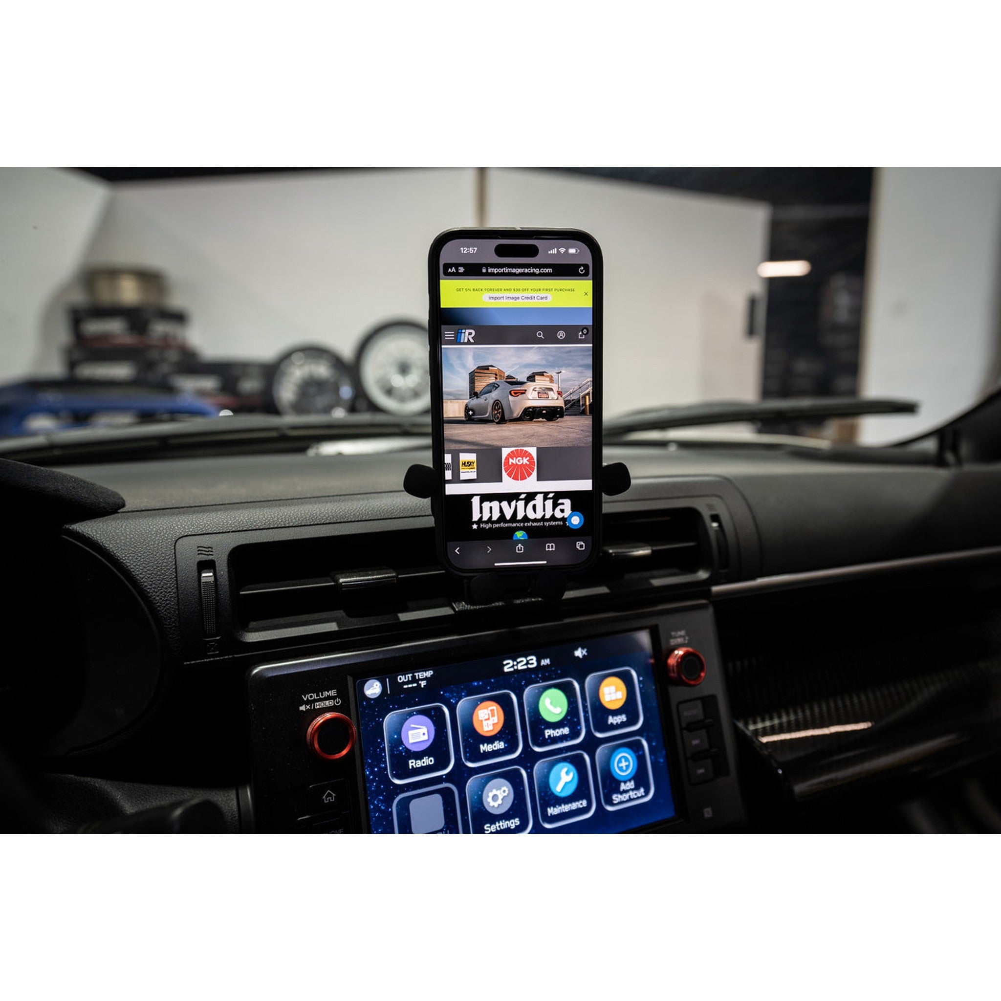 Noble Essential EZ Phone Holder 22-25 Subaru BRZ / Toyota GR86