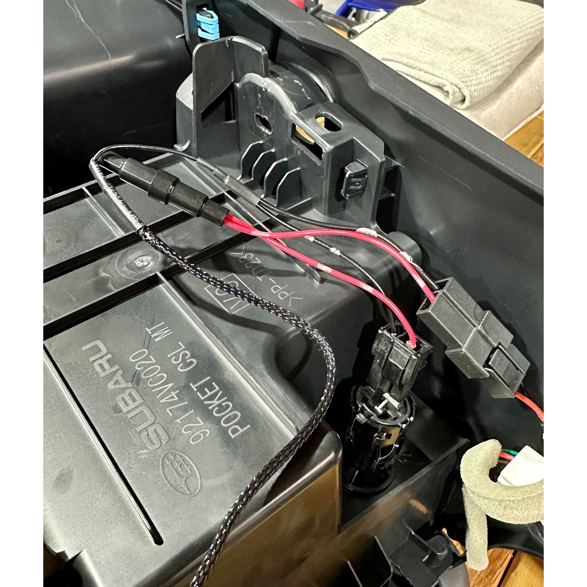 Noble Essentials Rear Passenger USB Charger Ports Subaru WRX 2022-2026 Base Model Only