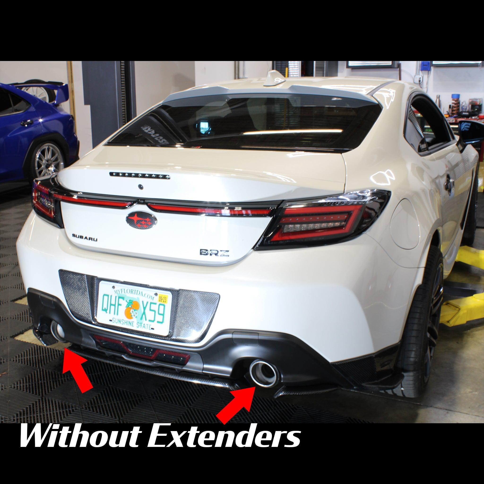 Noble Exhaust Tip Extenders for Factory Tips Subaru BRZ / GR86 2022-2026