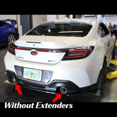 Noble Exhaust Tip Extenders for Factory Tips Subaru BRZ / GR86 2022-2026