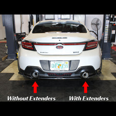Noble Exhaust Tip Extenders for Factory Tips Subaru BRZ / GR86 2022-2026