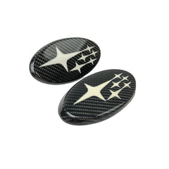 Noble Frameless Front and Rear Emblems Carbon Fiber Subaru WRX 2015-2021 / STI 2015-2021