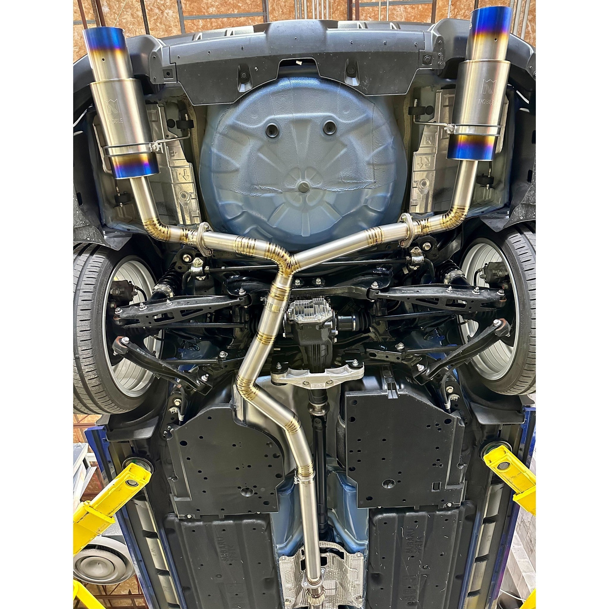 Noble Full Titanium Pro Dual Exit 3" Cat Back Exhaust Subaru WRX 2022-2026