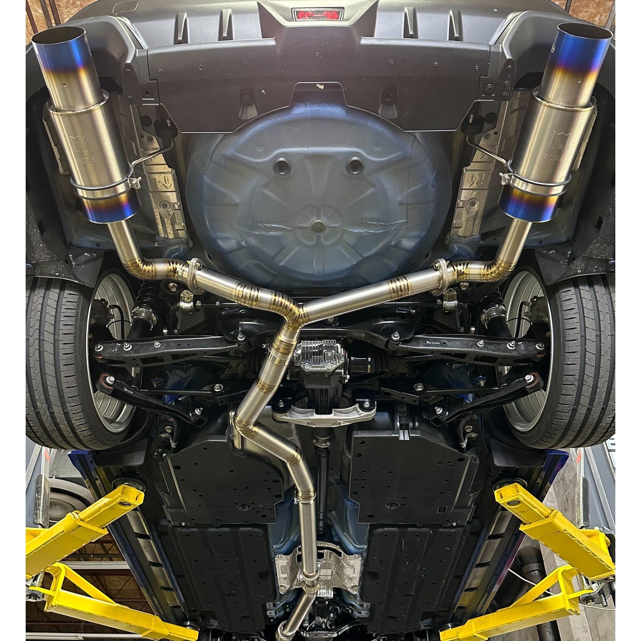 Noble Full Titanium Pro Dual Exit 3" Cat Back Exhaust Subaru WRX 2022-2026