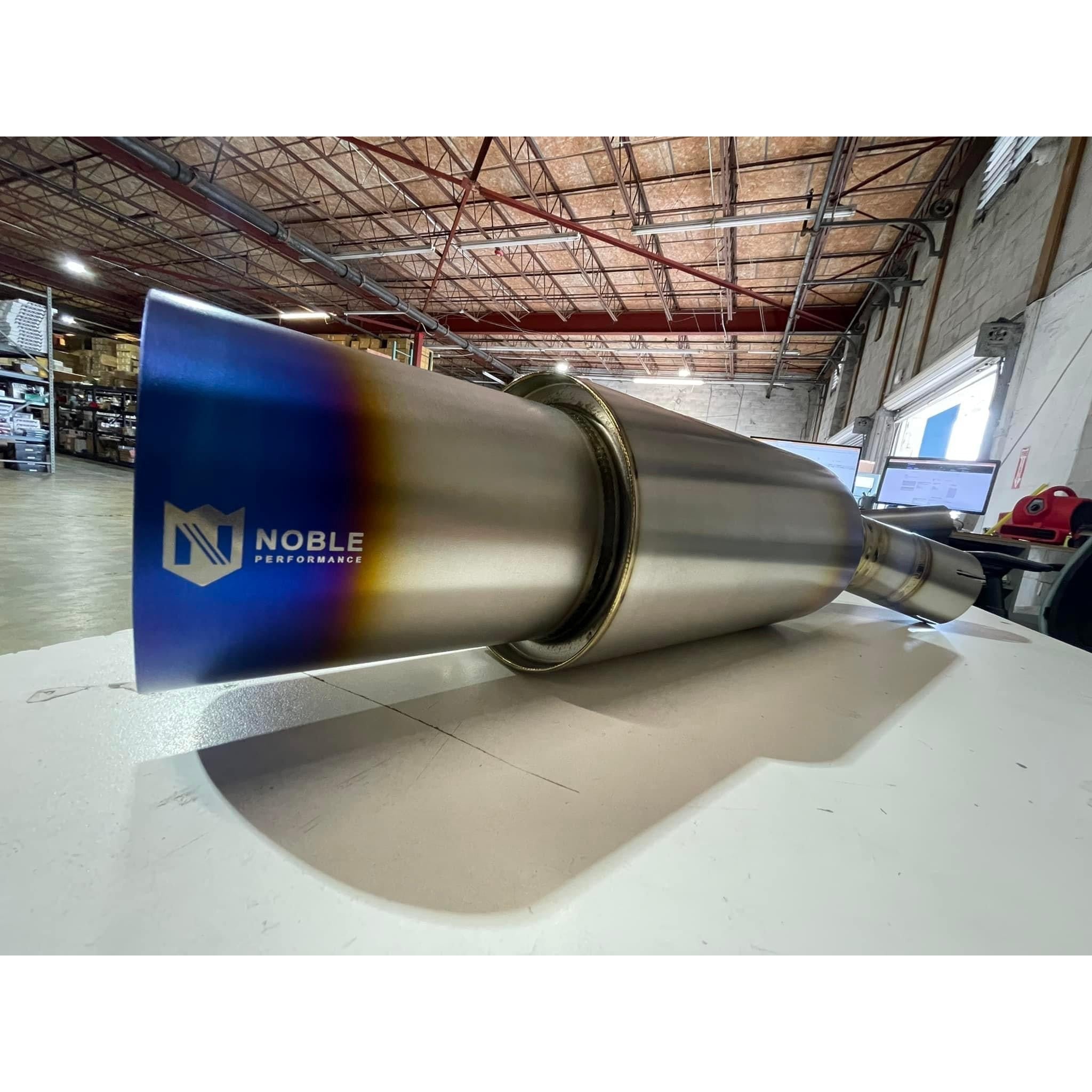 Noble Full Titanium Pro Single Exit 3" Cat Back Exhaust Subaru WRX 2022-2026