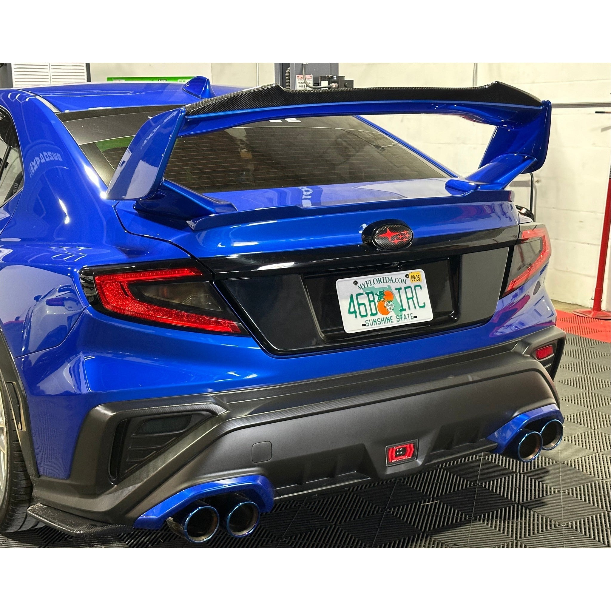 Noble Gloss Black License Plate Panel - 2022-2026 WRX