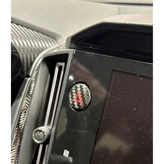 Noble Gloss Carbon Fiber Hazard Button Overlay Subaru WRX 2022-2026