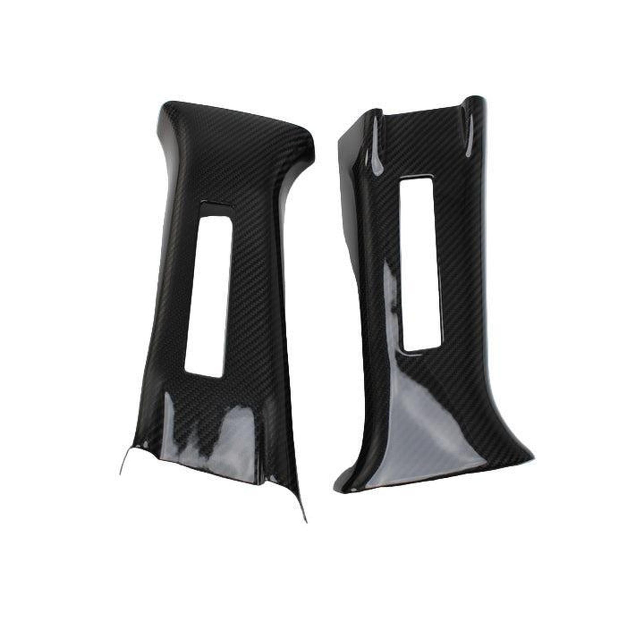 Noble LX Dry Carbon Fiber B Pillar Covers - 2022-2026 WRX
