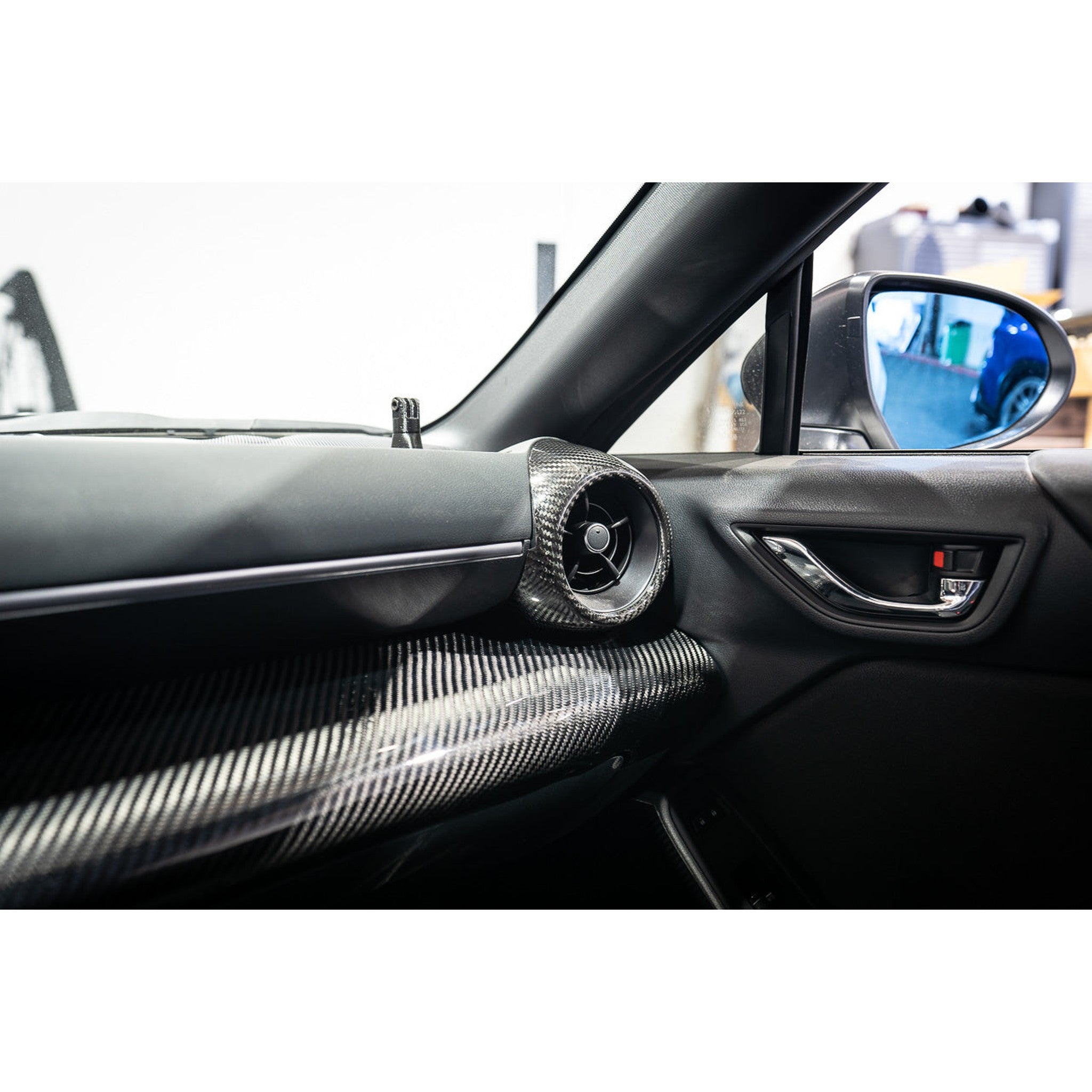 Noble LX Dry Carbon Fiber Outer AC Trim Covers (Pair) Subaru BRZ / GR86 2022-2026