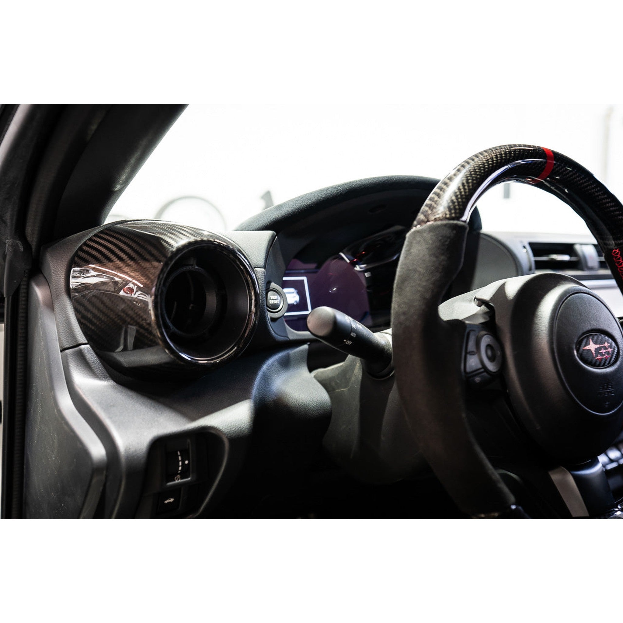 Noble LX Dry Carbon Fiber Outer AC Trim Covers (Pair) Subaru BRZ / GR86 2022-2026