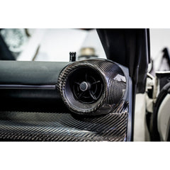 Noble LX Dry Carbon Fiber Outer AC Trim Covers (Pair) Subaru BRZ / GR86 2022-2026