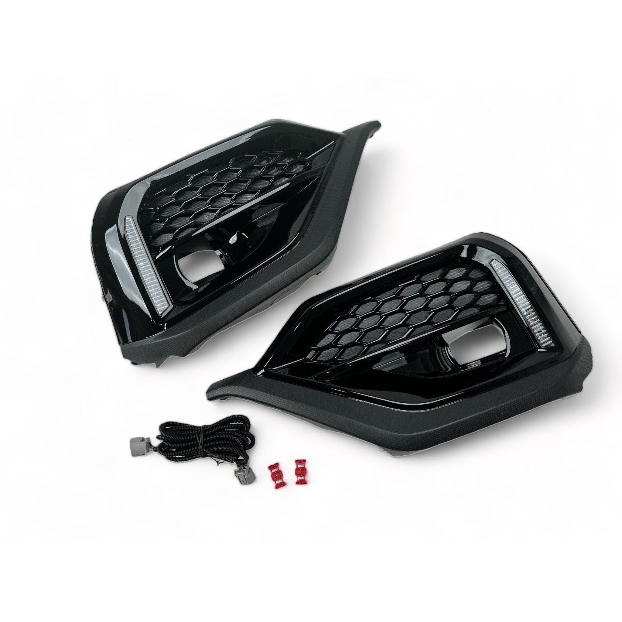 Noble Lux LED Fog Light Kit w/ JDM Style DRL Bezels - 2022-2026 WRX