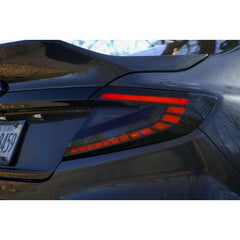 Noble Lux Series LED Tail Lights (White Bar, Clear Lens) - 2022-2026 Subaru WRX
