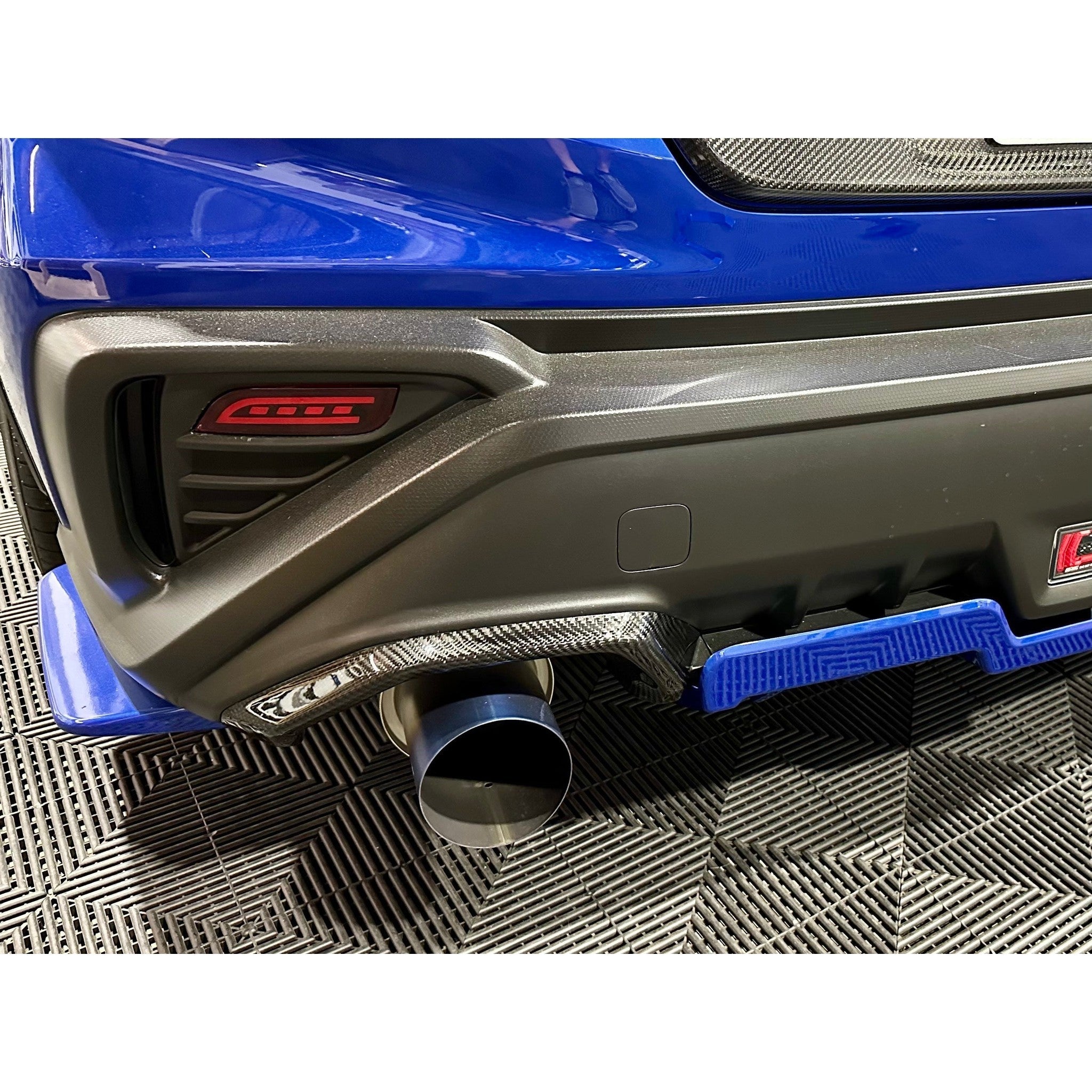 Noble OE Style Exhaust Finisher Pair Paint Matched Subaru WRX 2022-2026