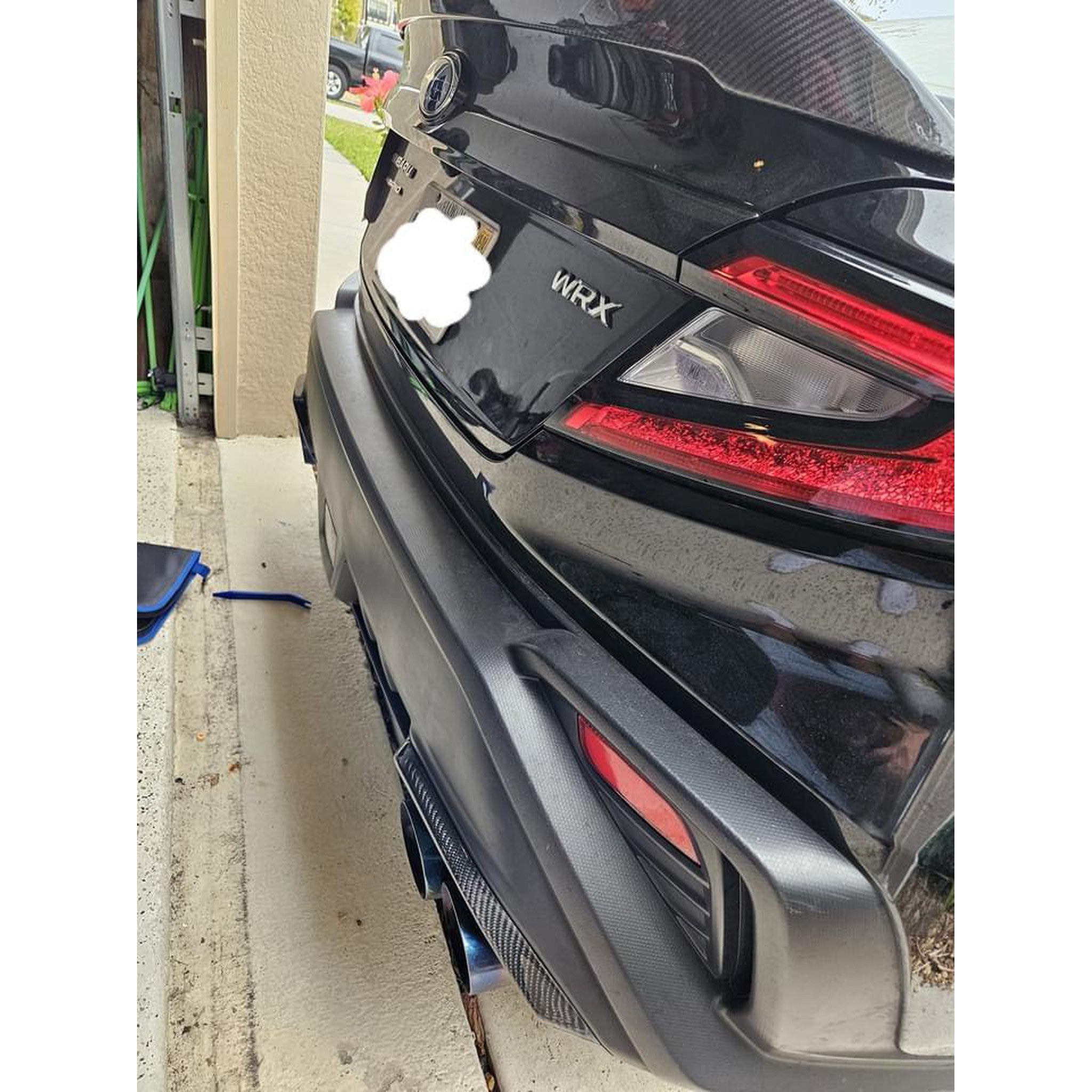 Noble OE Style Exhaust Finisher Pair Paint Matched Subaru WRX 2022-2026