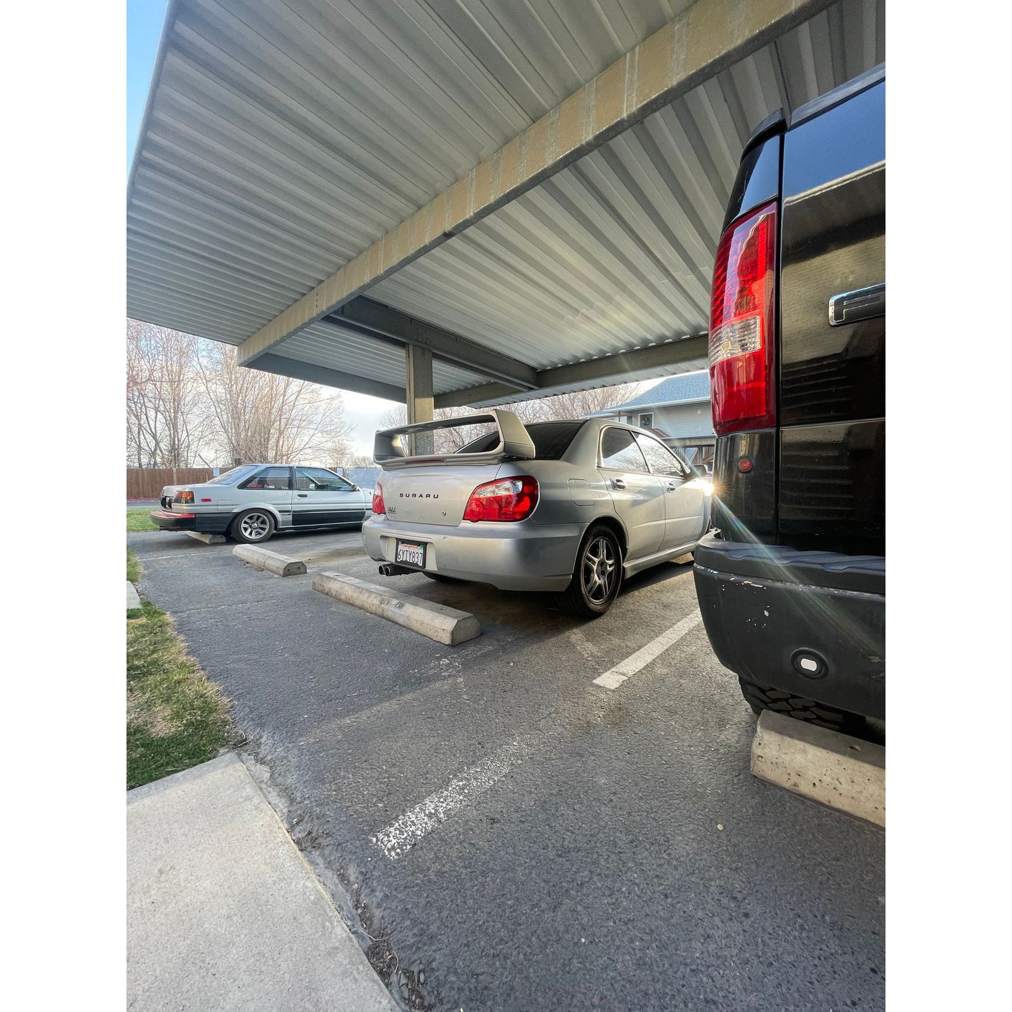 Noble Paint Matched STI Style Spoiler 02-07 WRX / STI